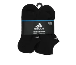 Adidas 6 Pair Men's Cushioned No Show Socks