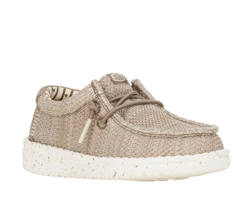 Boys' HEYDUDE Toddler Wally Stetch Sox Casual Shoes