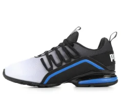 Boys' Puma Big Kid Axelion Mesh AoOP Fade Running Shoes