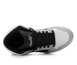 Boys' Puma Big Kid Rebound Lay Up Mid Marble Basketball Sneakers