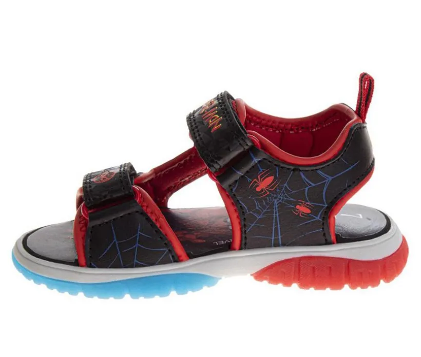 Boys' Spiderman Spider Sense Toddler & Little Kid Spider Sense Sandals