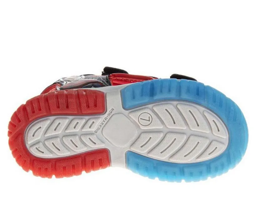 Boys' Spiderman Spider Sense Toddler & Little Kid Spider Sense Sandals