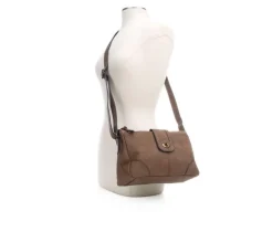Bueno Of California Calf Turn Lock Handbag