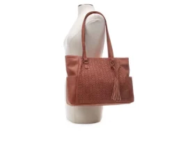 Bueno Of California Geo Perf Tote Handbag