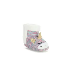 Capelli New York Little Girls Unicorn Bootie Slippers