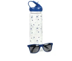 Capelli New York Water Bottle and Sunglasses Set