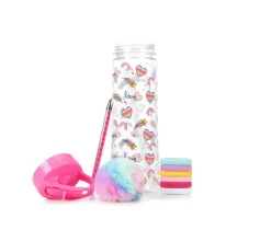 Capelli New York Water Bottle and Hair Accessories Set
