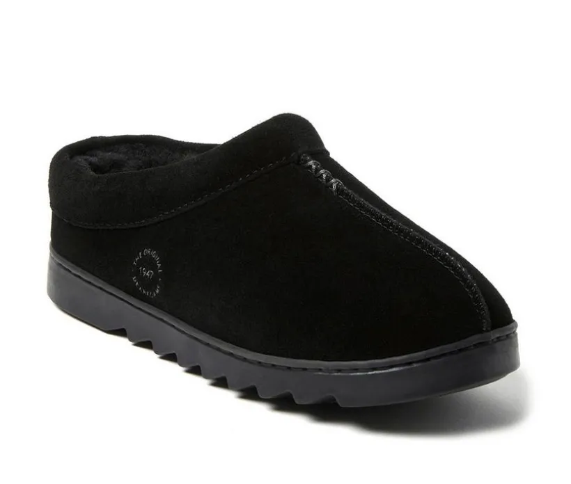 Dearfoams Doreen Suede Clog Slippers
