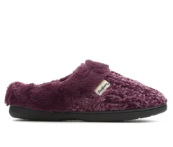 Dearfoams Cable Knit Chenille Slippers
