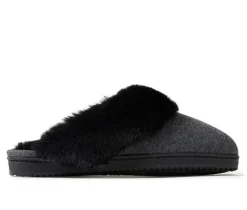 Dearfoams Dahlia Rib Knit Scuff Slippers