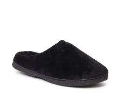 Dearfoams Darcy Velour Clog with Quilt Cuff Slippers