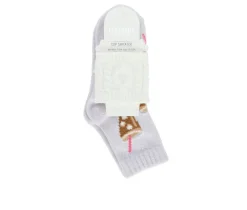 FireSide 1- Pair Womens Crew w/ Coffee Sweater