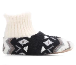 FireSide Womens Sweater Cuff Slipper