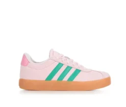 Girls' Adidas Little Kid & Big Kid VL Court 3.0 Suede Sneakers
