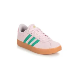 Girls' Adidas Little Kid & Big Kid VL Court 3.0 Suede Sneakers