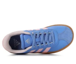 Girls' Adidas Little Kid & Big Kid VL Court 3.0 Suede Sneakers