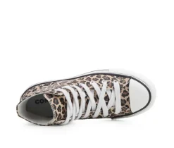 Girls' Converse Big Kid Chuck Taylor Lift Cheetah Sneakers