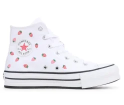 Girls' Converse Big Kid Chuck Taylor Lift Strawberry High-Top Sneakers