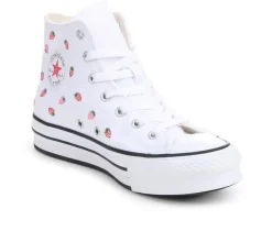 Girls' Converse Big Kid Chuck Taylor Lift Strawberry High-Top Sneakers