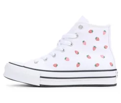 Girls' Converse Big Kid Chuck Taylor Lift Strawberry High-Top Sneakers