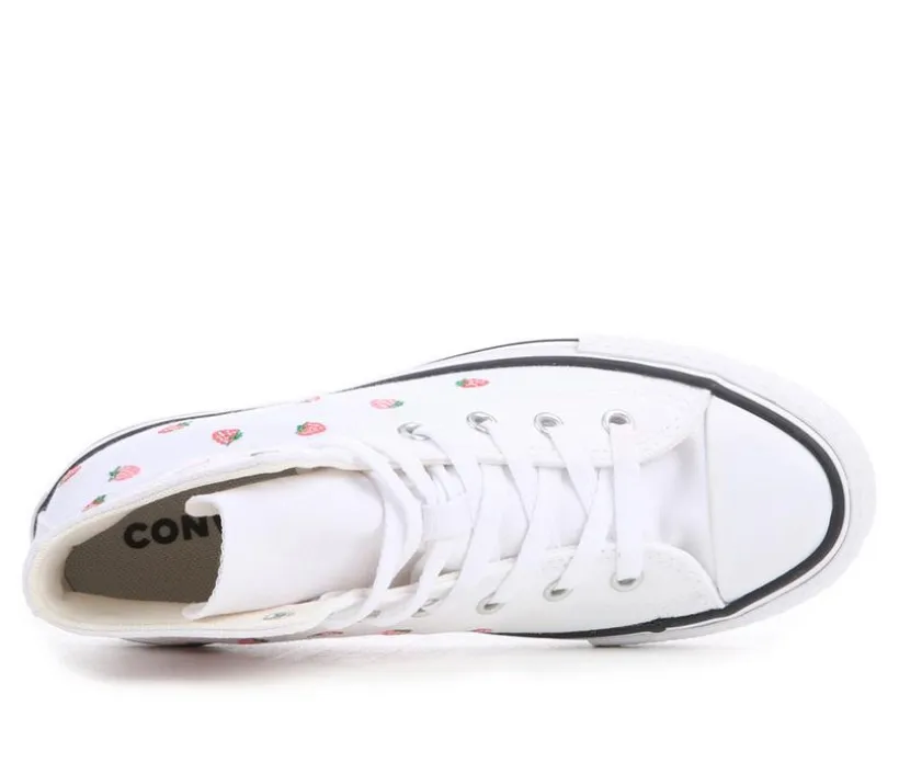 Girls' Converse Big Kid Chuck Taylor Lift Strawberry High-Top Sneakers