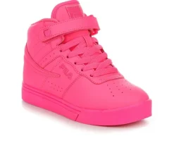 Girls' Fila Little Kid & Big Kid Vulc 13 Knockout High-Top Sneakers