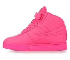 Girls' Fila Little Kid & Big Kid Vulc 13 Knockout High-Top Sneakers
