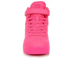 Girls' Fila Little Kid & Big Kid Vulc 13 Knockout High-Top Sneakers