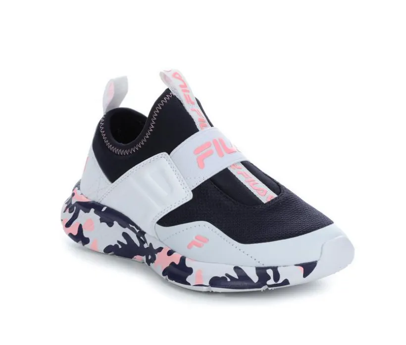 Girls' Fila Little Kid & Big Kid Landbuzzer Camo Running Shoes