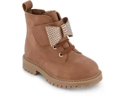 Girls' Jessica Simpson Toddler Daria Bow Combat Boots