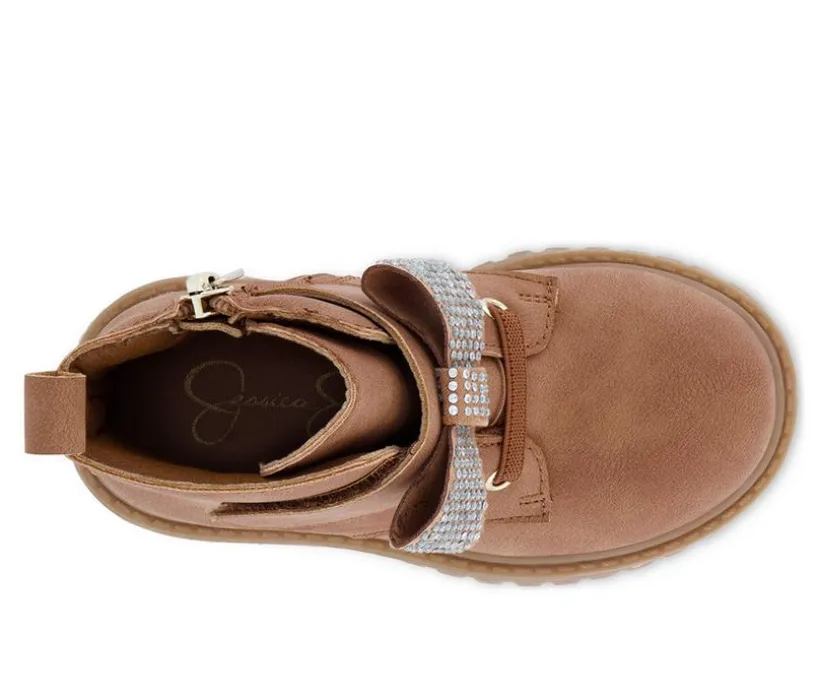 Girls' Jessica Simpson Toddler Daria Bow Combat Boots