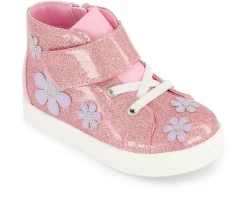 Girls' Jessica Simpson Toddler Gretchen Flower High-top Sneakers