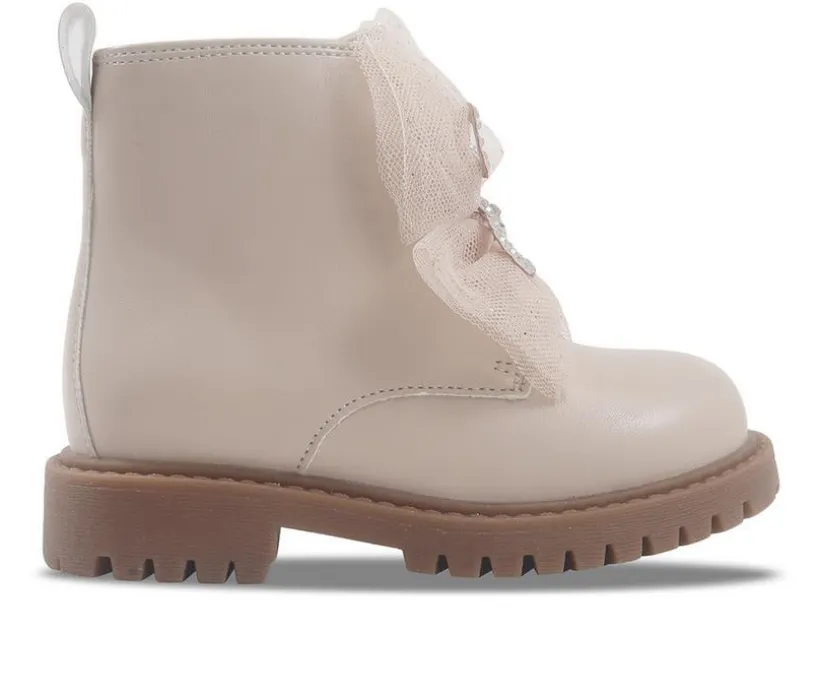 Girls' Jessica Simpson Toddler Daria Double Bow Booties