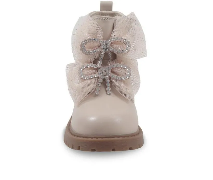 Girls' Jessica Simpson Toddler Daria Double Bow Booties