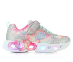 Girls' Skechers Infinite Heart Lights Color Lovin Light-Up Shoes