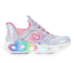 Girls' Skechers Little Kid & Big Kid Infinite Heart Slip-Ins Light-Up Shoes