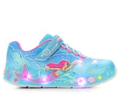 Girls' Skechers Little Kid Mermaid Dreams Light-Up Shoes