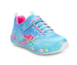 Girls' Skechers Little Kid Mermaid Dreams Light-Up Shoes