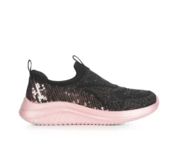 Girls' Skechers Little Kid & Big Kid Ultra Flex 3 Sequin Casual Sneakers