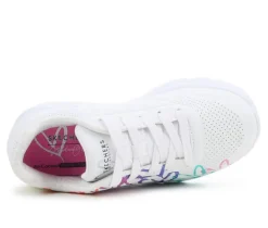 Girls' Skechers Street Little Kid & Big Kid Uno Lite Gold Crown Sneakers