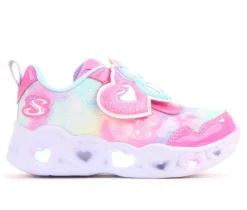 Girls' Skechers Toddler Heart Lights Lovely Light-Up Shoes