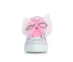 Girls' Skechers Toddler Twinkle Sparks Ombre Bow Sneakers