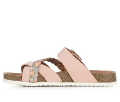 Girls' White Mountain Little Kid & Big Kid Gramma Footbed Sandals