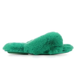 Jessica Simpson High Plush Knot Slide