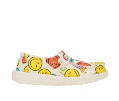 Kids' HEYDUDE Little Kid & Big Kid Wendy Smiley Casual Shoes