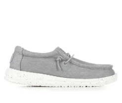 Kids' HEYDUDE Little Kid & Big Kid Wally Canvas Casual Shoes