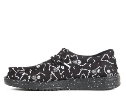 Kids' HEYDUDE Little Kid & Big Kid Wally Y Skeletons Casual Shoes