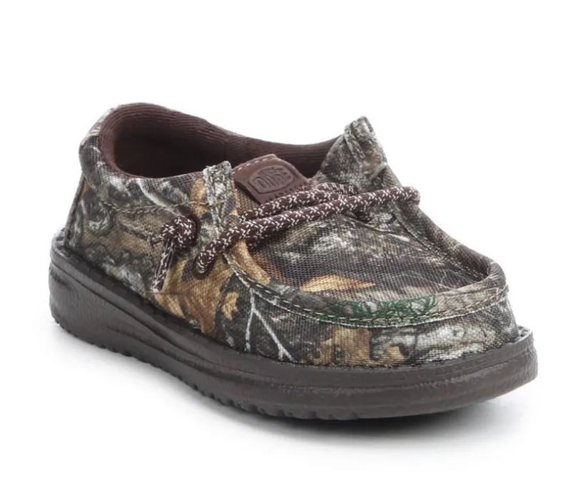 Kids' HEYDUDE Toddler Wally Realtree Edge Casual Shoes