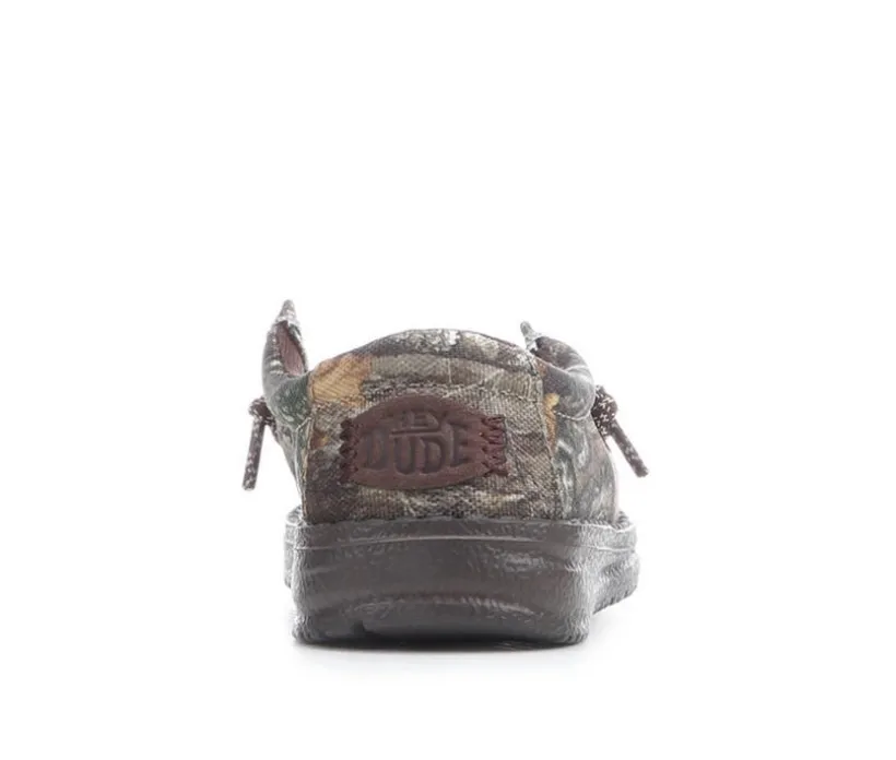 Kids' HEYDUDE Toddler Wally Realtree Edge Casual Shoes