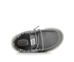 Kids' HEYDUDE Toddler Wally Canvas Casual Shoes